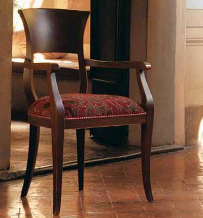 Итальянские кресла и стулья фабрики AMELI SEDIE комп.2 Полукресло Edoardo