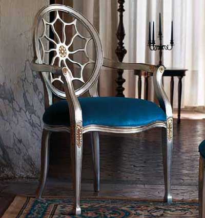 Итальянские кресла и стулья фабрики AMELI SEDIE комп.2 Полукресло Elegance