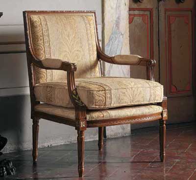 Итальянские кресла и стулья фабрики AMELI SEDIE комп.3 Полукресло Savoia