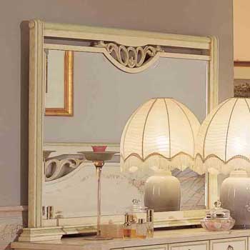 Итальянская спальня Donatella фабрики ALBERTO & MARIO GHEZZANI Прямоугольное зеркало