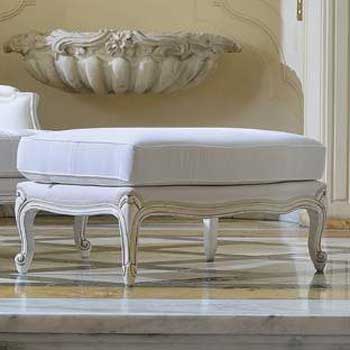 Итальянские кресла Luxury фабрики VENETA SEDIE Пуф MARLENE