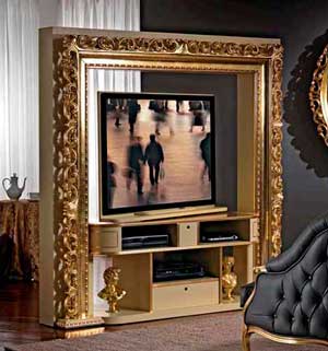 Итальянская мебель для ТВ Baroque фабрики VISMARA DESIGN REVOLVING - H.C.