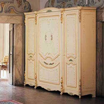 Итальянская спальня Barocco фабрики ALBERTO & MARIO GHEZZANI Шкаф 4-дверный