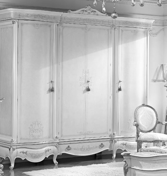 Итальянская спальня Napoleone фабрики ANTONELLI MORAVIO & C (AMC) Шкаф 4-х дверный