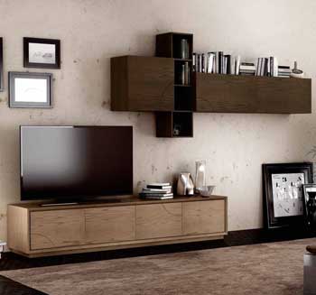 Итальянская мебель для ТВ Infinity фабрики SIGNORINI & COCO Стенка Comp. 1