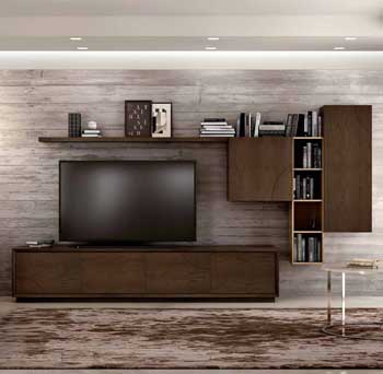 Итальянская мебель для ТВ Infinity фабрики SIGNORINI & COCO Стенка Comp. 3