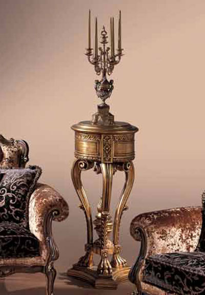Итальянская мягкая мебель Austen фабрики ANGELO CAPPELLINI Столик под вазон Austen