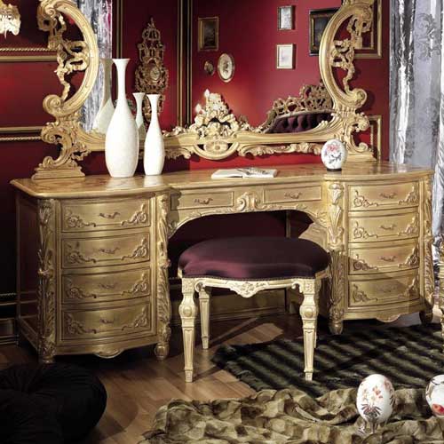 Итальянская спальня Luxury фабрики ASNAGHI INTERIORS Туалетный столик Modigliani