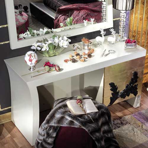 Итальянская спальня Luxury фабрики ASNAGHI INTERIORS Туалетный столик Mondrian