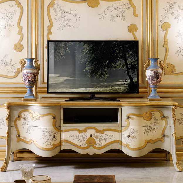 Итальянская мебель для ТВ фабрики ANDREA FANFANI Тумба под ТВ