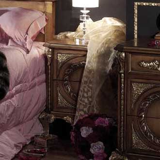 Итальянская спальня Luxury фабрики ASNAGHI INTERIORS Тумба прикроватная Manet
