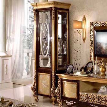 Итальянская мебель для ТВ Royal Palace фабрики AR ARREDAMENTI Витрина 1-дверная