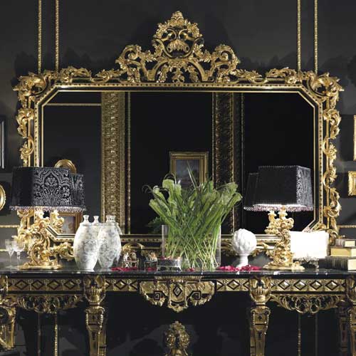 Итальянская спальня Luxury фабрики ASNAGHI INTERIORS Зеркало Cezanne