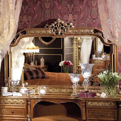 Итальянская спальня Luxury фабрики ASNAGHI INTERIORS Зеркало Cimabue