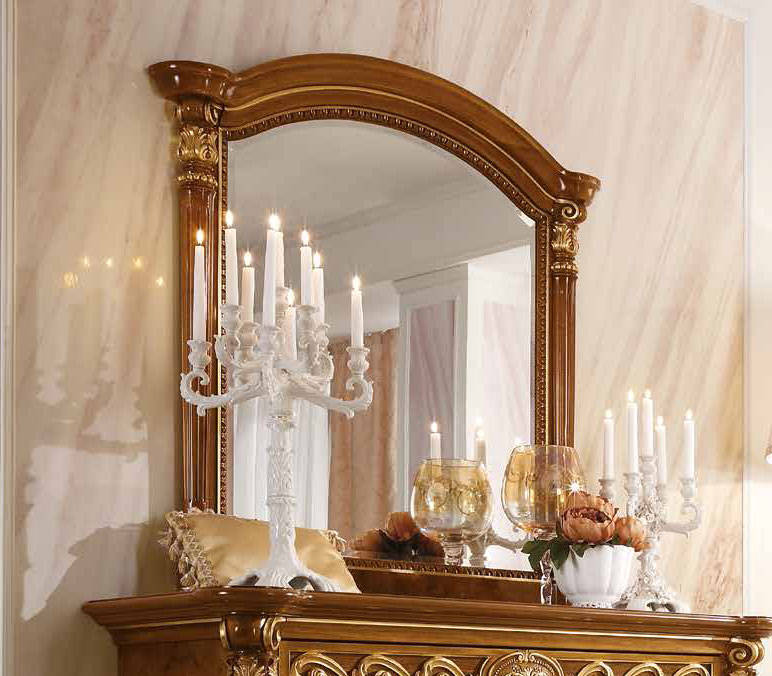 Итальянская спальня Luigi XVI фабрики VALDERAMOBILI Зеркало для комода
