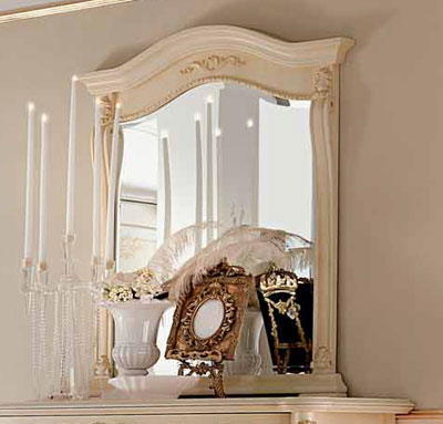 Итальянская спальня Prestige фабрики BARNINI OSEO Зеркало для комода