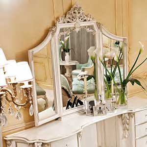 Итальянская спальня Luxury фабрики FRATELLI RADICE Зеркало для туалетного столика