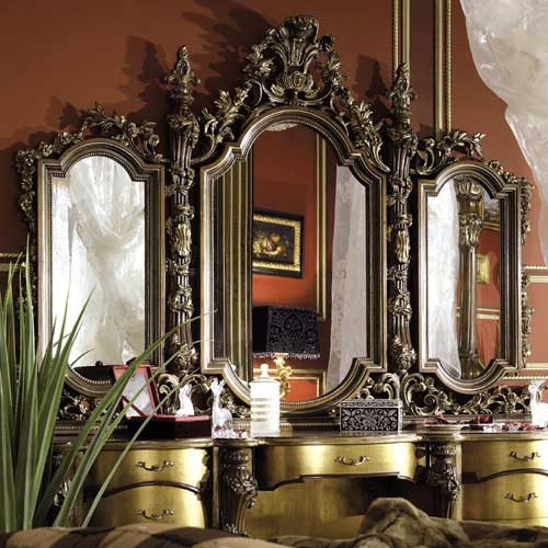 Итальянская спальня Luxury фабрики ASNAGHI INTERIORS Зеркало Klee