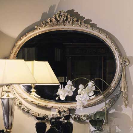 Итальянская спальня Prestige Elisabeth фабрики ASNAGHI INTERIORS Зеркало Ribbon