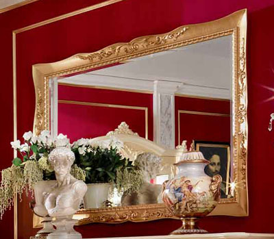 Итальянская гостиная Prestige Plus Laccata Antica фабрики BARNINI OSEO Зеркало