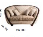 Итальянская мягкая мебель Modigliani фабрики ARREDO CLASSIC. Стоимость комплекта как на фото (диван+кресло). Диван 2-х местный без капитоне (кат. А elisium)