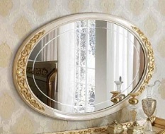 Итальянская спальня Melodia фабрики ARREDO CLASSIC. Стоимость комплекта как на фото (шкаф 4А + кровать со сп.местом 160*190 + 2 тумбочки + туал.стол + зеркало) Зеркало большое для туалетного стола