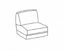 Итальянская мягкая мебель Liberty фабрики ARREDO CLASSIC. Стоимость дивана как на фото. Кресло без подлокотников кат. E (extra)