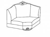 Итальянская мягкая мебель Donatello фабрики ARREDO CLASSIC. Стоимость мягкой мебели как на фото (без подушек). Угол кат. C, G, кожа 