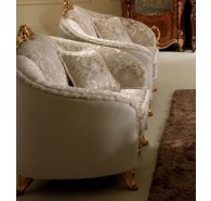 Итальянская мягкая мебель Donatello фабрики ARREDO CLASSIC. Стоимость мягкой мебели как на фото (без подушек). Кресло кат. E (extra) 