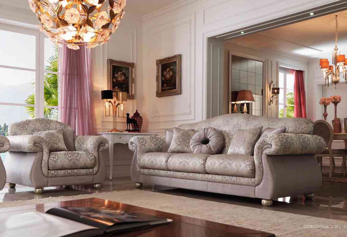 Итальянская мягкая мебель Giuletta e Romeo фабрики GIORGIOCASA (диван+кресло) Диван 