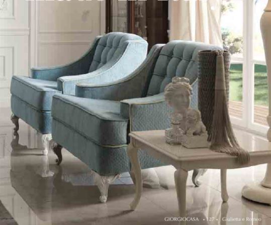 Итальянская мягкая мебель Giuletta e Romeo фабрики GIORGIOCASA (диван+кресло) Кресло