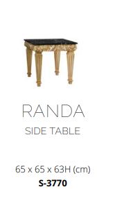 Испанский комплект мебели (диван + 2 кресла + большой журнальный стол + 2 кофейных столика) фабрики COLECCION ALEXANDRA фабрики Кофейный столик Randa (2 шт.)