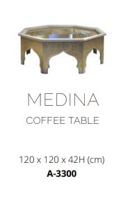 Испанский комплект мебели (диван + журнальный стол + кофейный столик) фабрики COLECCION ALEXANDRA Журнальный (кофейный) стол Medina