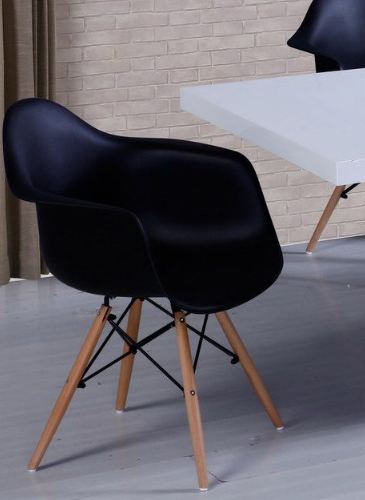 Столовая группа (стол арт. DT-75 + 4 кресла арт. Y982 black) бренда ESF Кресло