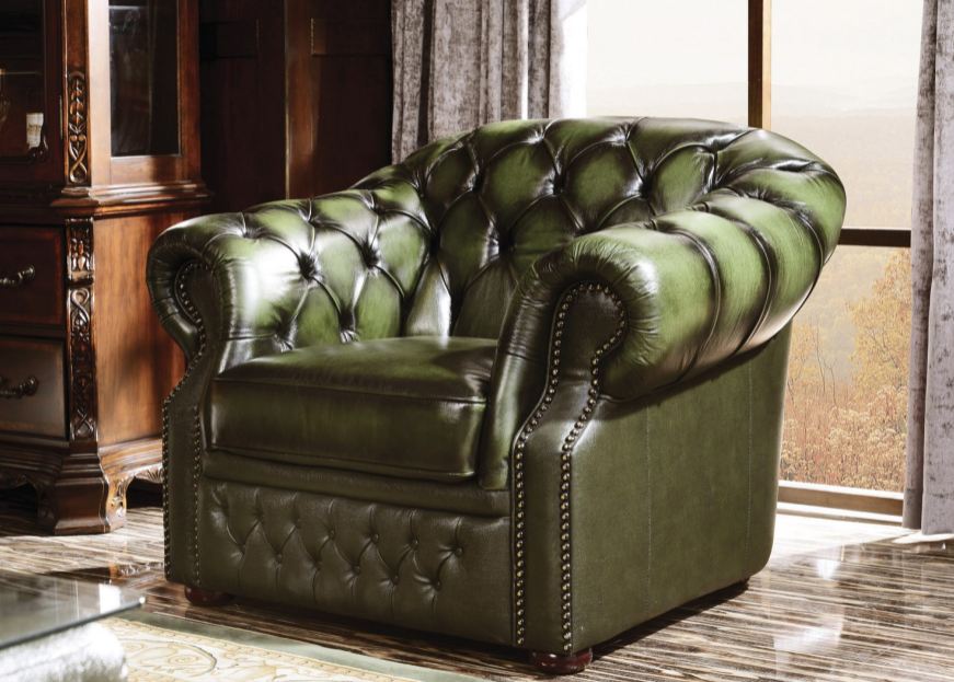 Комплект мягкой мебели арт. B128 Green (диван 3-х местный) бренда ESF Кресло 