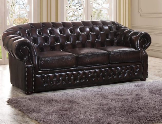 Комплект мягкой мебели арт. B128 Brown (диван 3-х местный) бренда ESF Диван 3-х местный 