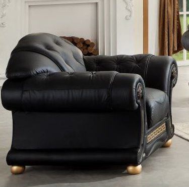 Комплект мягкой мебели Versace Black (диван 3-х местный) бренда ESF Кресло 
