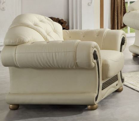 Комплект мягкой мебели Versace White (диван 3-х местный) бренда ESF Кресло 
