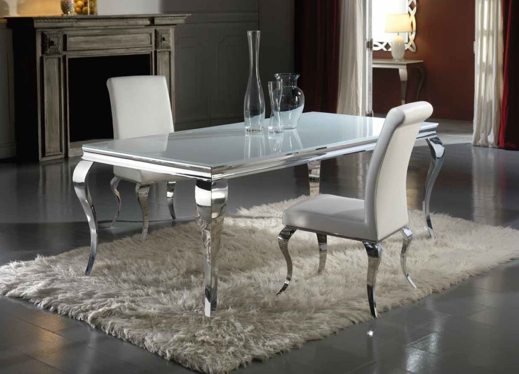 Испанская столовая группа Barroque (стол + 2 стула) бренда SCHULLER Стол обеденный (не раскладной)