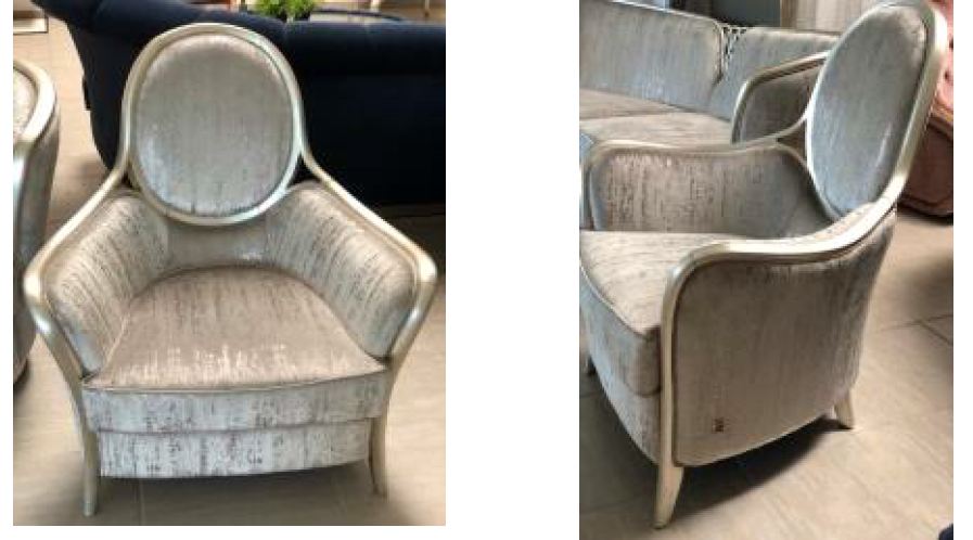 Итальянские кресла (в ассортименте) фабрики COLD CONFORT Кресло Romeo grigio