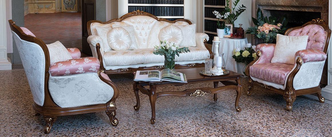 Итальянский комплект мягкой мебели Monica (диван + 2 кресла) фабрики ALTAVILLA Диван 2-х местный 