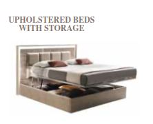 Итальянский комплект мебели для спальни Ambra (Adora) (кровать со сп.местом 160*190 + 2 тумбочки + комод 6 ящиков + зеркало, как на фото) фабрики ARREDOCLASSIC Контейнер для кровати со сп.местом 160*190