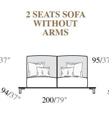 Итальянский угловой диван Essenza-Adora (как на фото, размеры: 377 на 407) фабрики ARREDO CLASSIC диван секция 2 мест. (без подлок.) кат В