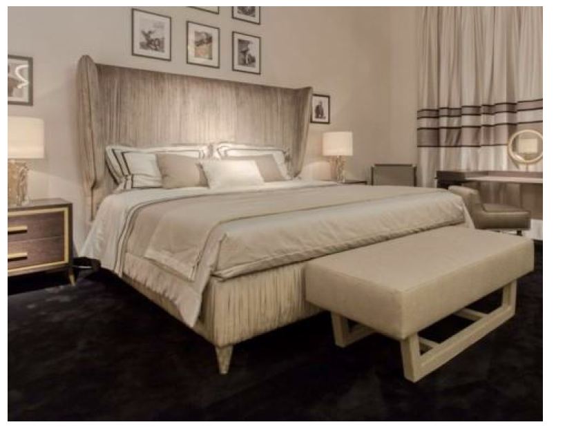 Итальянская кровать Soho фабрики ASNAGHI INTERIORS DESIGN Кровать 2-х спальная
